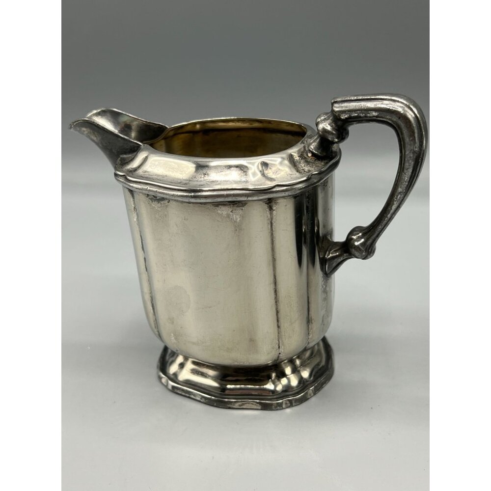 1920s Creamer Afternoon Tea Milk Jug Art Deco Stately EPNS Mulholland Bros #1648